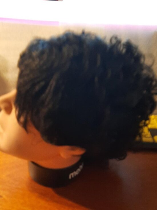 NEW ! Women Short 13 Inch Curly Wig Black main image 4